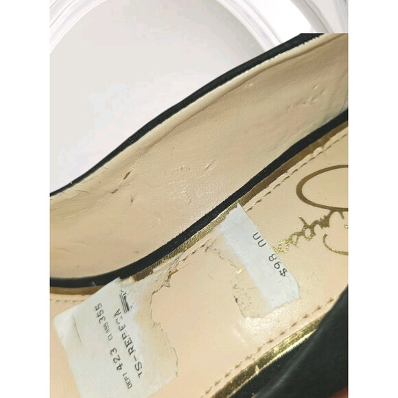 Jessica Simpson Rebeca 5.5" High Heels Sz 8 Women's Platform Pump Black Suede - Picture 15 of 16